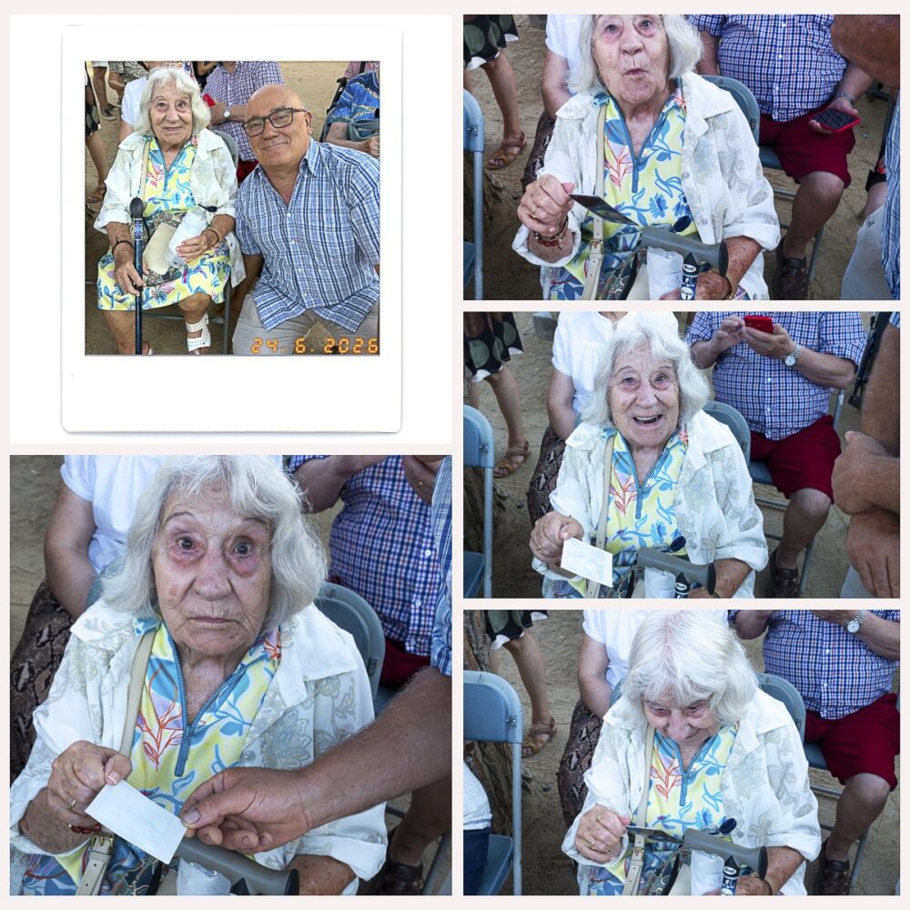 Pilar Silvestre, fotógrafa: "Las fotos instantáneas ayudan a las personas con alzhéimer a reparar los circuitos que tienen dormidos por culpa de las terapias tradicionales" 2 Reacciones de personas con alzhéimer tras el revelado de la fotografía instantánea