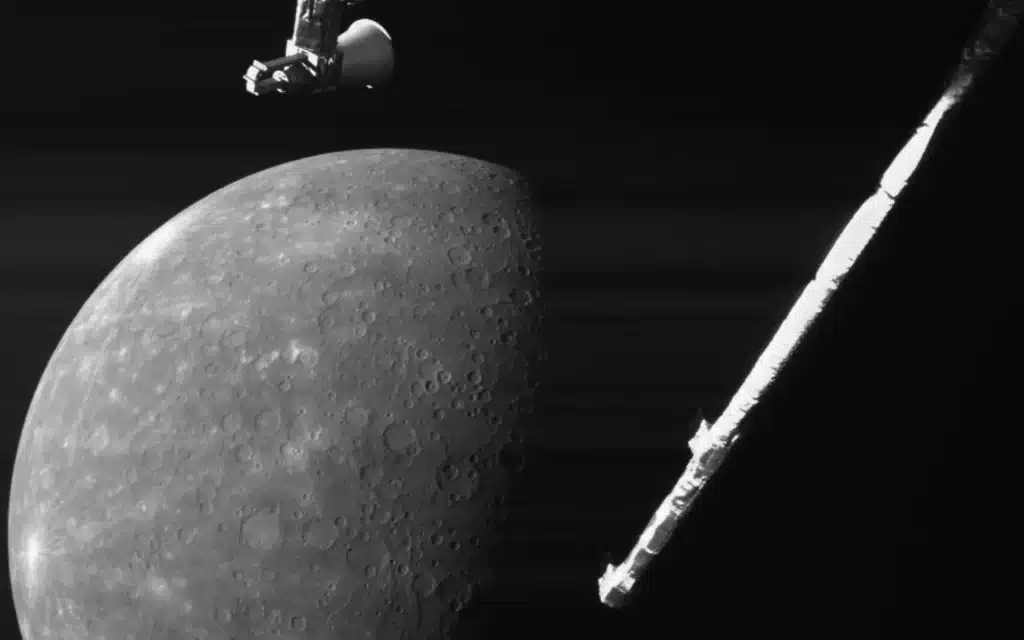 Así es una tormenta solar en la superficie desnuda de Mercurio, captada por la BepiColombo 1 bepicolombo Mercurio