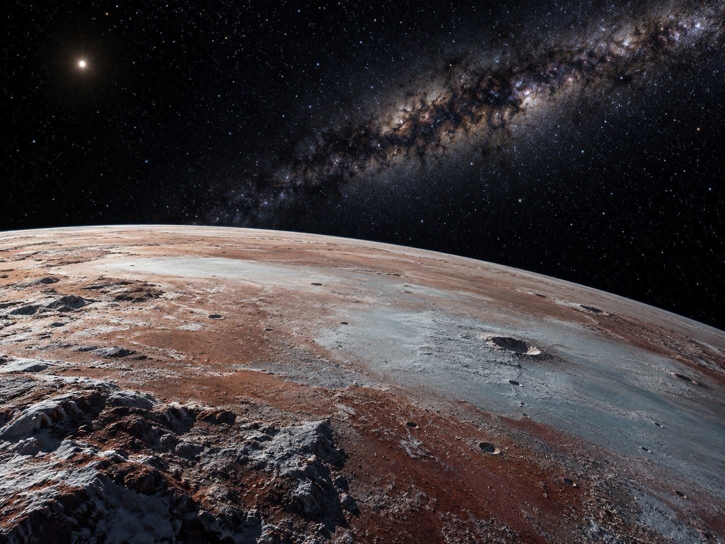 Descubren un gigantesco mundo oculto más allá de Plutón.